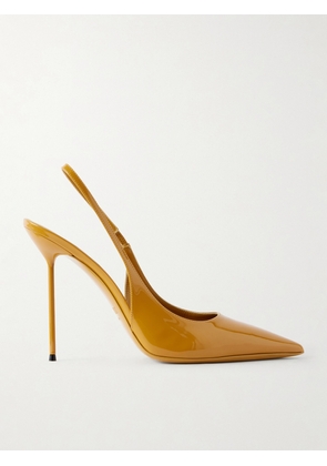 Paris Texas - 105 Lidia Patent-leather Slingback Pumps - Yellow - IT36,IT36.5,IT37,IT37.5,IT38,IT38.5,IT39,IT39.5,IT40,IT40.5,IT41,IT41.5,IT42