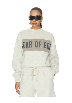 Fear of God ESSENTIALS Classic Sweatshirt in Grey. Size XS. Also in S, M, L.