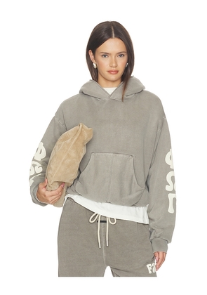 Fear of God ESSENTIALS 90's Fleece Hoodie in Grey. Size XS. Also in S, M, L.