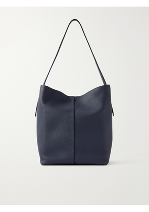 Métier - Tilt 22 Textured-leather Shoulder Bag - Blue - One size