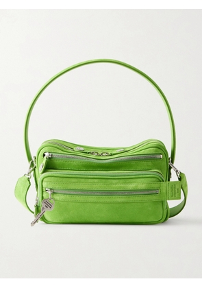 Acne Studios - Camero Party Suede Shoulder Bag - Green - One size