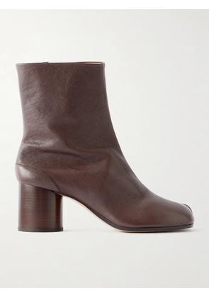 Maison Margiela - Tabi Leather Ankle Boots - Brown - IT35,IT36,IT36.5,IT37,IT37.5,IT38,IT38.5,IT39,IT39.5,IT40,IT40.5,IT41