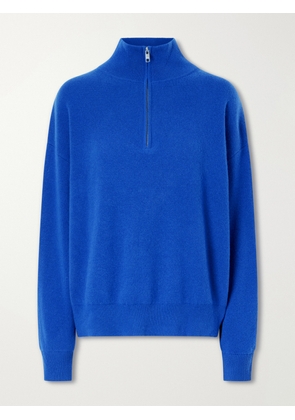 STAUD - Hudson Cashmere Turtleneck Sweater - Blue - x small,small,medium,large,x large