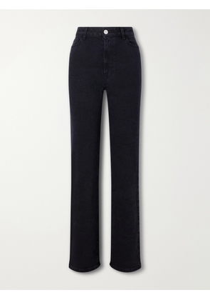 RÓHE - Lino Stretch High-rise Straight-leg Jeans - Black - DK30,DK32,DK34,DK36,DK38,DK40,DK42,DK44