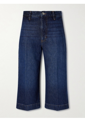 FRAME - The Culotte Knee-length Shorts - Blue - 23,24,25,26,27,28,29,30,31