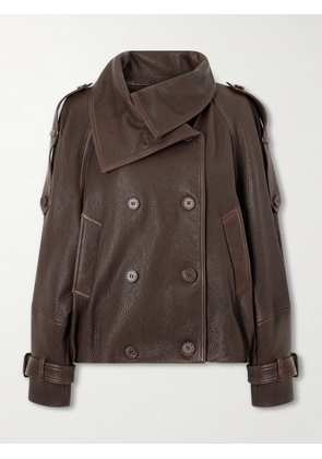 Acne Studios - Full-grain Leather Jacket - Brown - DK32,DK34,DK36,DK38,DK40,DK42
