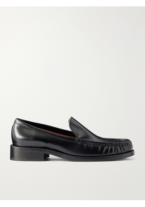 Acne Studios - Boafer Debossed Leather Loafers - Black - IT36,IT37,IT38,IT39,IT40,IT41