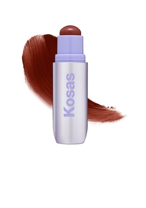 Kosas Impressionist Multistick Cream Cheek + Lip Color in Chocolate.