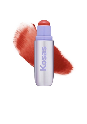Kosas Impressionist Multistick Cream Cheek + Lip Color in Burnt Orange.