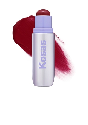 Kosas Impressionist Multistick Cream Cheek + Lip Color in Burgundy.