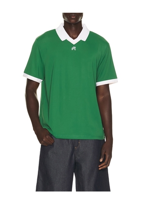 Malbon Barrio Polo in Green. Size S. Also in M, L, XL/1X.