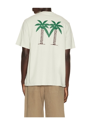 Malbon Bermuda Palms Tee in Green. Size S. Also in M, L, XL/1X.