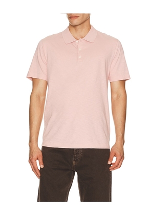 Theory Bron Polo in Blush. Size M. Also in S, L, XL/1X, XXL/2X.