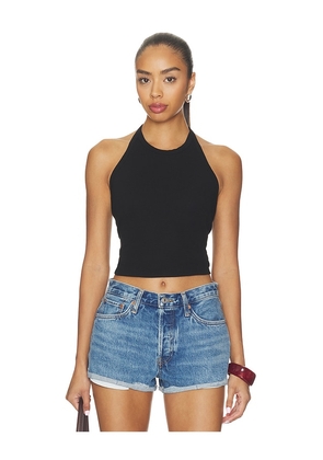 RE/DONE Sylvie Halter in Black. Size XS. Also in S, M, L.