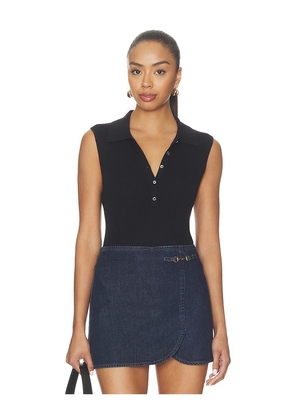 PAIGE Vesta Top in Black. Size XXS. Also in XS, S, M, L, XL.