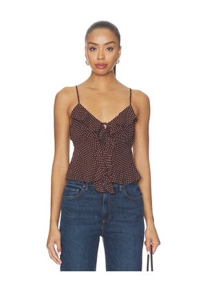 PAIGE Indiah Cami in Brown. Size 00. Also in 0, 2, 4, 6, 8, 10, 12, 14.