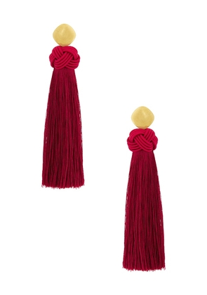 petit moments Rylie Earrings in Red.