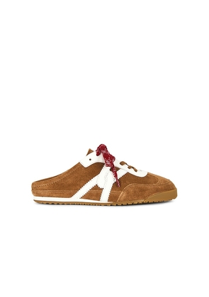 Veronica Beard Nicoline Mule Sneaker in Brown. Size 6.5. Also in 7.5, 8, 8.5, 9, 9.5, 10.