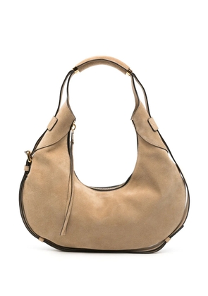 Moschino crescent-shape shoulder bag - Neutrals