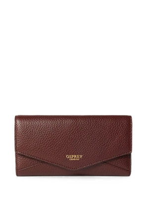 Osprey medium Core leather wallet - Red