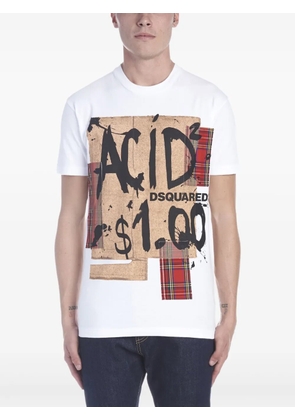DSQUARED2 graphic print T-shirt - White