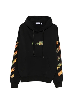 Off-White Arrows Diagonals-print hoodie - Black