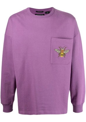 Timberland bee-embroidered sweatshirt - Purple