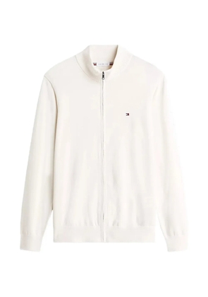 Tommy Hilfiger zip-up high-neck sweater - Neutrals
