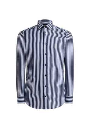 ETRO striped cotton shirt - Blue