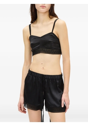 Ann Demeulemeester Xaja lace-trim bralette - Black