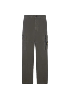 Stone Island loose-fit cargo trousers with zip and snap pockets - Grey