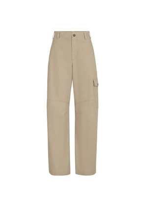 Brunello Cucinelli Monili barrel-leg cargo pants - Neutrals