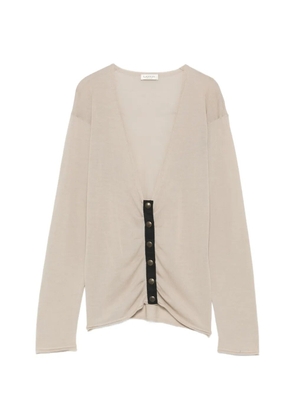 Lanvin Pre-Owned 2000s V-neck top - Neutrals
