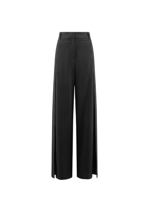 Semicouture Laila side-slit trousers - Black