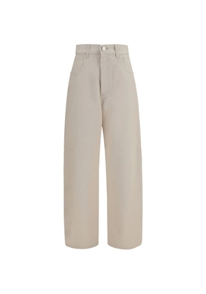 Róhe Berber barrel-leg jeans - White