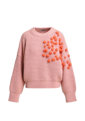 Essentiel Antwerp Kostar pompon-embellished sweater - Pink