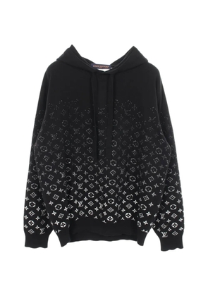 Louis Vuitton Pre-Owned Monogram gradient cotton hoodie - Black