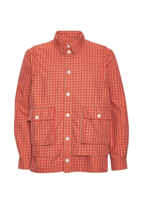 Henrik Vibskov gingham-check shirt - Red
