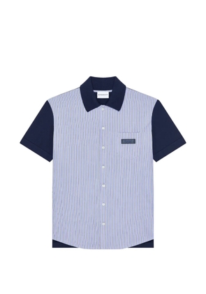 Givenchy striped shirt in cotton with Givenchy Paris gros grain - Blue
