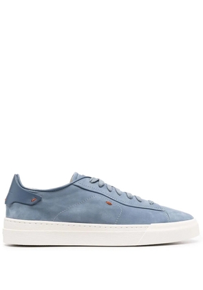 Santoni low-top lace-up sneakers - Blue