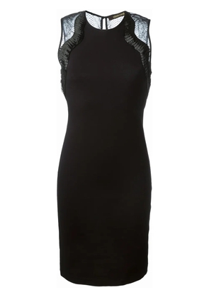 Roberto Cavalli back lace panel dress - Black