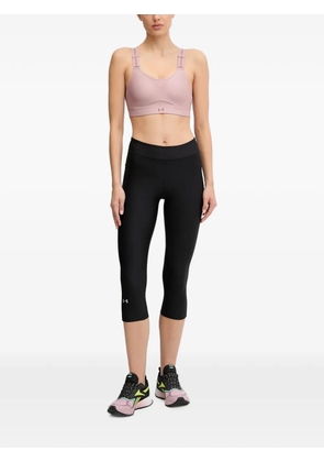 Under Armour logo-strap mesh-panel sports bra - Pink