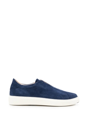 Eleventy suede slip-on sneakers - Blue