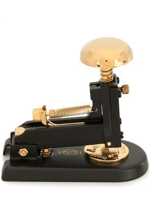 El Casco 18 karat gold desk stapler - Black