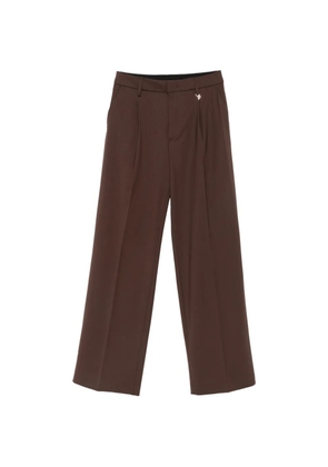 DONDUP pleated palazzo pants - Brown