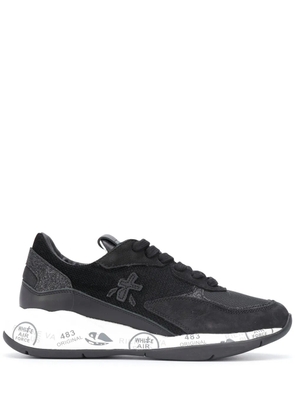Premiata Scarlett logo low-top sneakers - Black