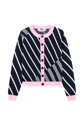 MSGM button-up cardigan - Blue