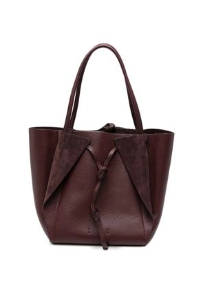 Gabriela Hearst Marija grained-leather tote bag - Red