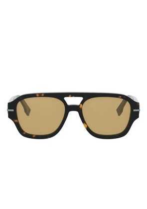 FENDI browline sunglasses - Black