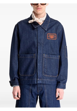 DICKIES logo-patch denim jacket - Blue